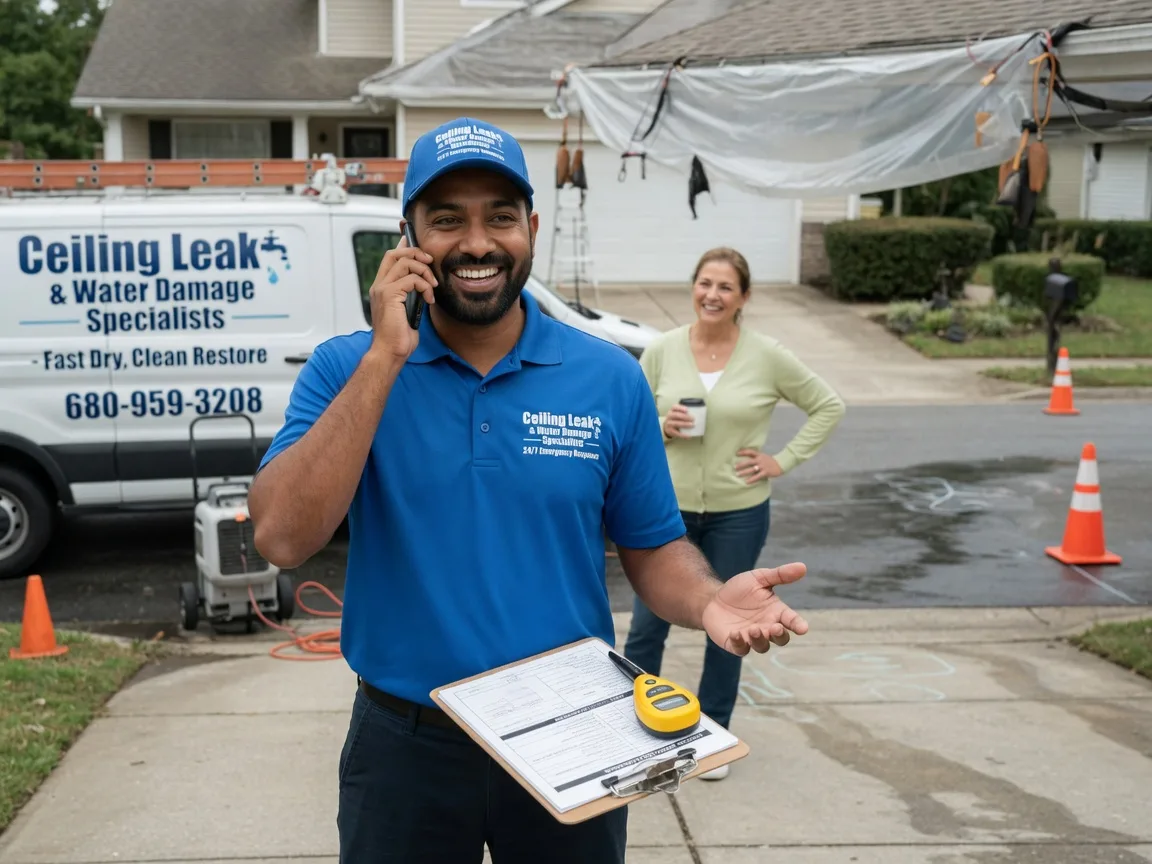 Ceiling Leak Cleanup Ralston, NE FAQs